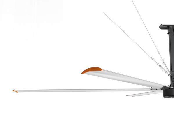 Permanent Magnet HVLS Ceiling Fans For Energy & Mining Remote Or Wall Controller