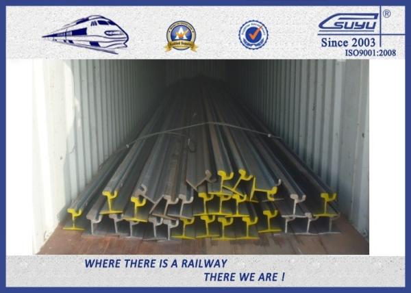 59R / 60R Grooved Railroad Steel Rail for Tram Rail BS EN14811 2006 U75V 12M