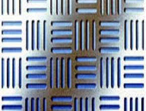 Galvanized Steel Slotted Hole Perforated Metal Cladding Panels Corrosion Resistant