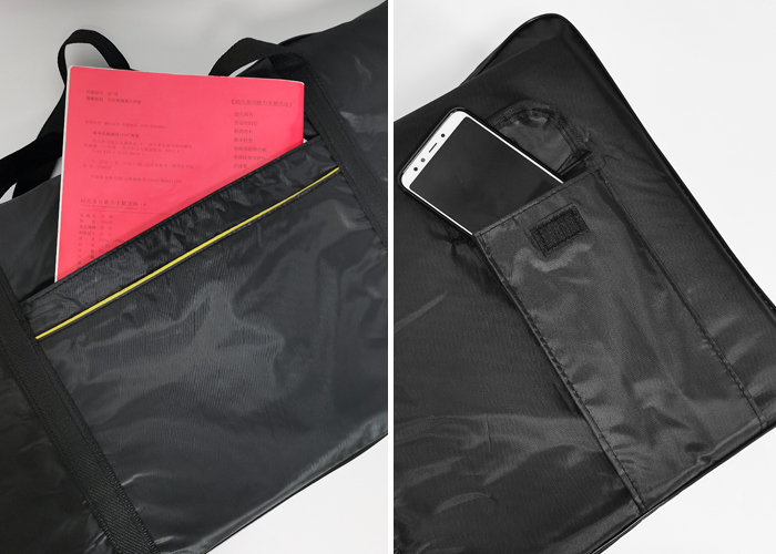 Thickened 61 Keys Keyboard Bag Waterproof Shockproof Dual Shoulder Hand Carry Keyboard Storage Case
