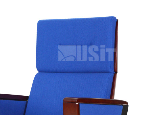 Деревянные задние домашние посадочные места кино, посадочные места театра предводительствуют ноги холоднокатаной стали