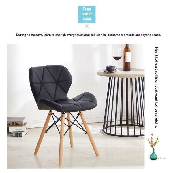 Elegant Design Traditional Home Furniture Comfortable Popular Fabric Dining Chairs Durable Legs Leisure Accent Chair