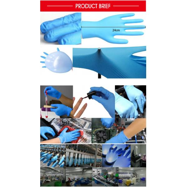 Перчатки выскальзывания устойчивые хирургические стерильные, устранимый цвет многократной цепи перчаток руки