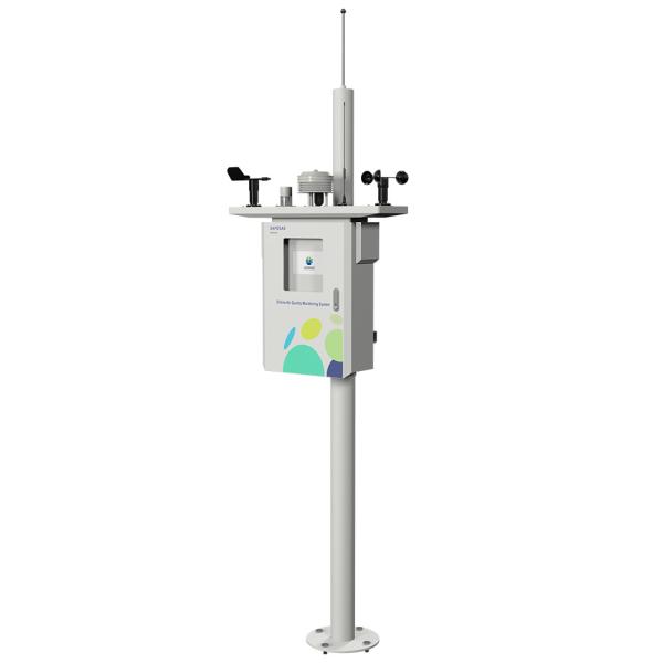 AQD5000 Ambient Air Quality Monitoring System with 7-in-1 Gas Detection, PM2.5/PM10, Meteorology, 7″ Touch Screen, and RS485/4G/LoRA Connectivity