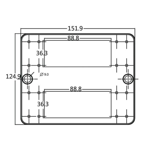 CB242 hot runner system connector 24pin box |platic mold junction box|injection molded plastic boxes cheap&good quality