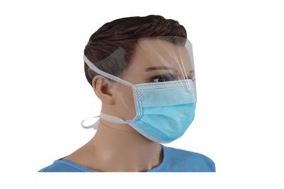 Earloop 3 Ply Disposable Face Shield  Non Woven Smooth Inner Lining