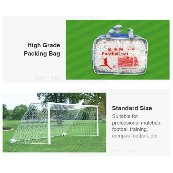 Portable Soccer Net Practice Goal Net 7 Person Standard Football Soccer Goal Post Net