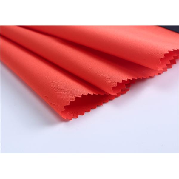 Cotton Feel 100% Polyester Water Resistant Cloth PU Coating Jacket Windbreaker Fabric