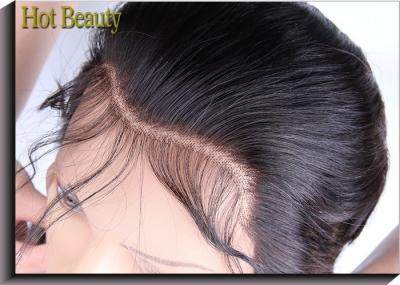 Natural Black Top Closure Straight Hair Ear to Ear Lace Frontal Human Hair Material