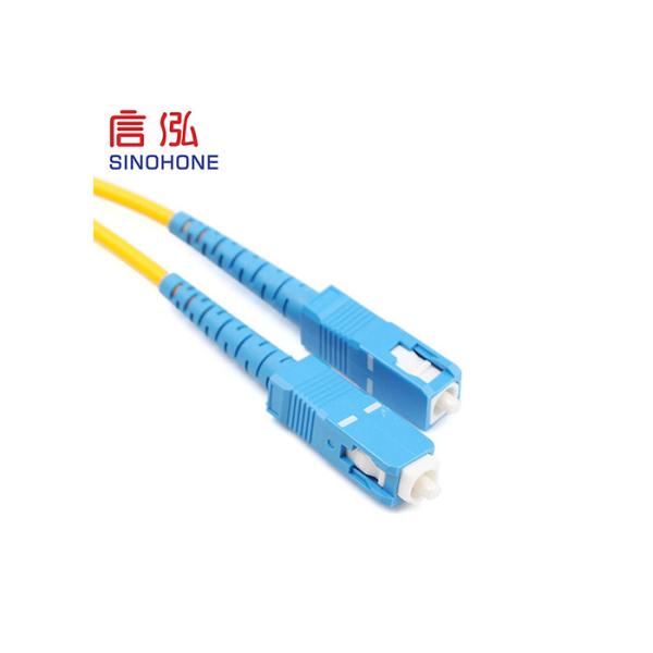 Gigabit Ethernet LC Fiber Optic Cable , Simplex Fiber Optic Cable