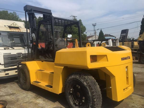 Japan second hand Komatsu 15ton forklift , FD150E-7 15t capacity forklift for sale