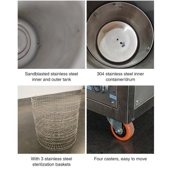 больничный стерилизатор для автоклавов из нержавеющей стали, автоклав высокого давления, медицинские приборы