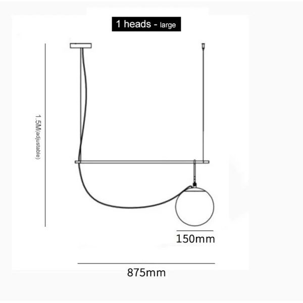 Three-head magic bean pendant lamps NH S3 Suspension（WH-AP-612）