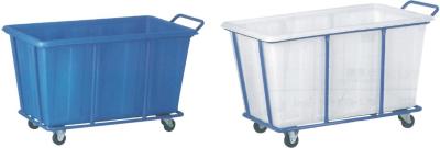 PE material Hotel Linen Cart Heavy Duty Housekeeping Linen Cart