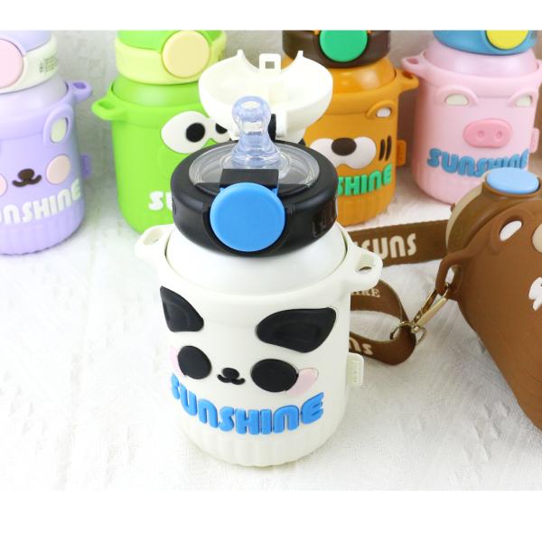 чашка Thermos нержавеющей стали 550ml с крышкой силикона качества еды