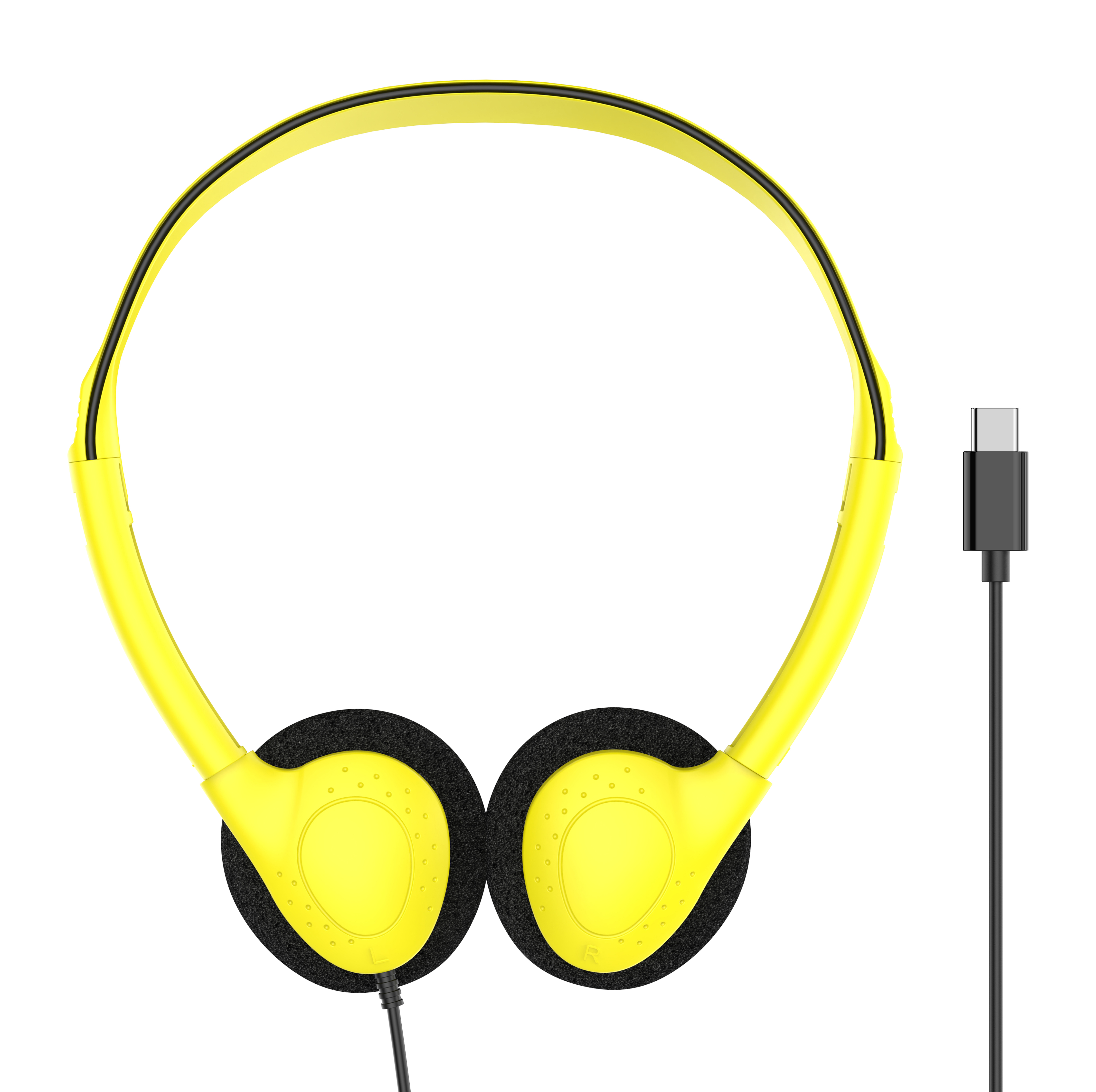 857 Lightweight wired in headphones, 3.5mm jack/C-type plug can be customized for stereo headphones, OEM/ODM customized multi-color headphones, suitable for laptops in aviation museums, school offices