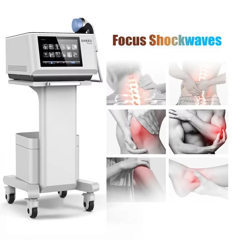 10.1Inch Screen 6 Bar Cellulite Reduction ED Therapy Focused Shockwave Therapy Machine