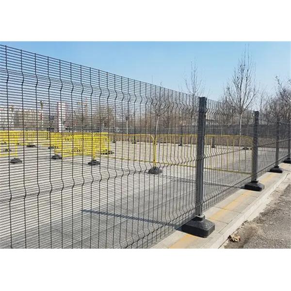 1.5m Size 358 Wire Anti Climb Mesh Fence Powder Coated Security