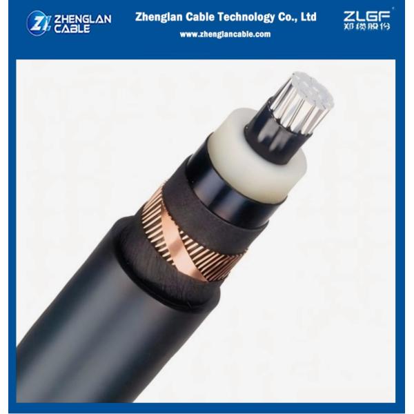 8.7/15kv Medium Voltage Power Cable YJLSV1x185/25mm2AL/SC/XLPE/SC/PVC/CWS/CTS/PVC IEC 60502-2