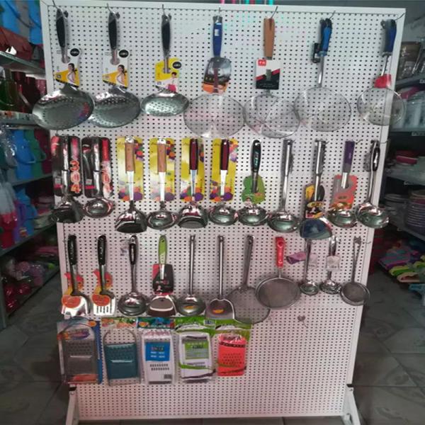High Grade Cold-rolled Sheet Banner Floor Standing Advertising Display Portable Stand
