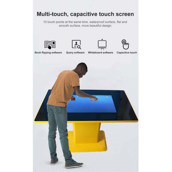 43 Inch Touch Screen Activity Table Modern Living Room Coffee Table Windows