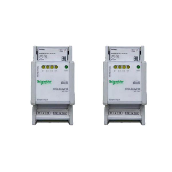 Schneide SpaceLogic KNX Binary Input REG-K 4x230 16 Channel 24V BAS Module MTN644992