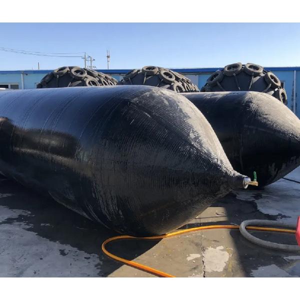 Coussins gonflables en caoutchouc marin Henger pour lancement de navires, norme ISO14409