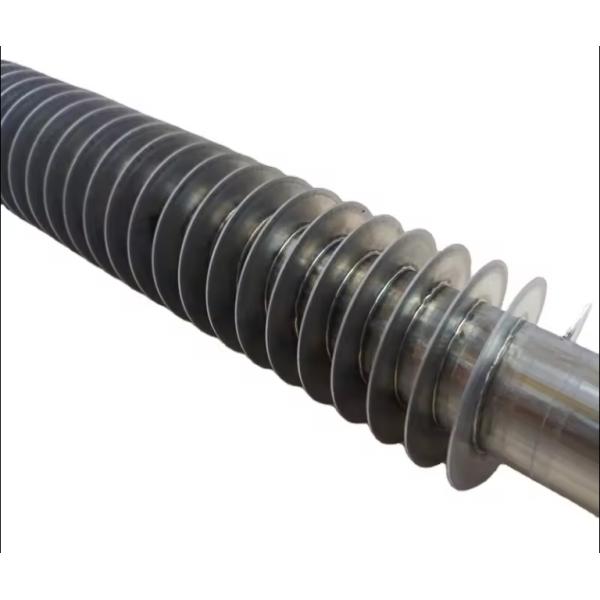 DELLOK 4mm-15mm Tube Thickness Extruded Fin Tube Machine With Black Coating Or Varnish Protection