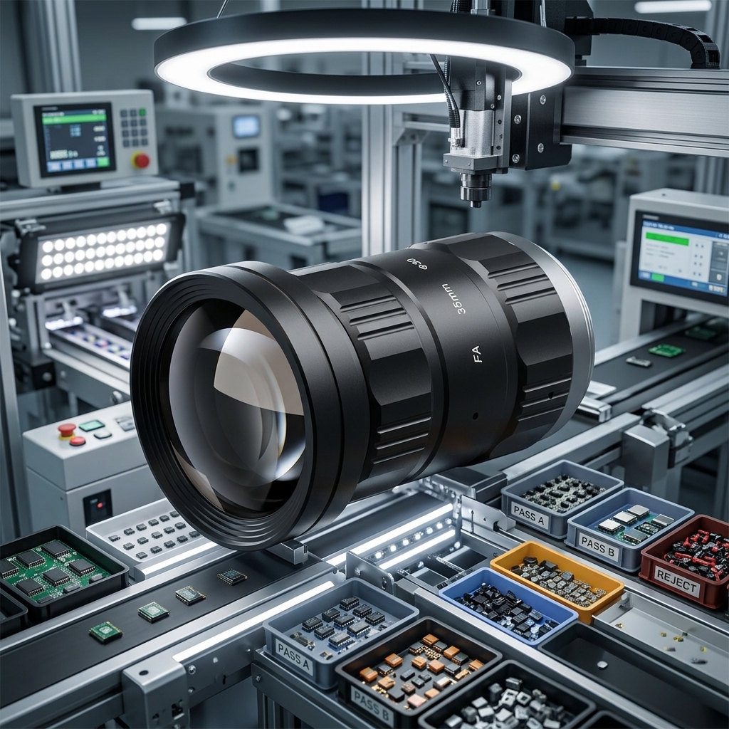 Φ60mm Large Format 16K Line Scan Camera Lens