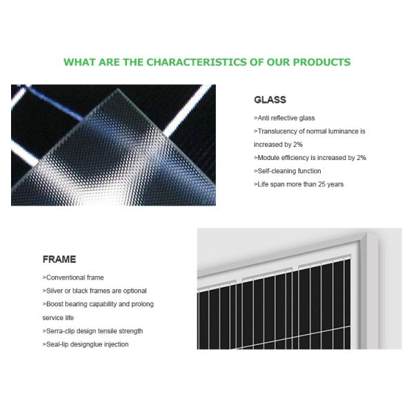 Стекло цифров панели солнечных батарей celll 500W высокой эффективности черное Mono с CE RoHS одобрило