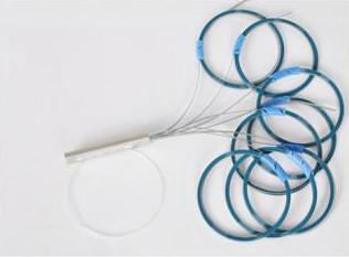 2*4 250um Bare Fiber Optic PLC Splitter For CWDM System