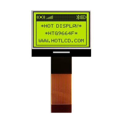 96X64 RODA DENTEADA gráfica LCD ST7549 | FSTN + exposição com Backlight/HTG9664F BRANCO