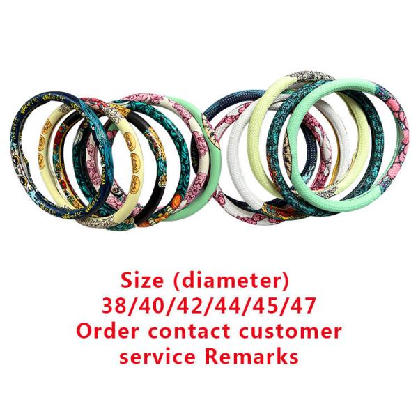 Upgrade Your Car's Interior with -Chic PU Leather Steering Wheel Covers Custom Design