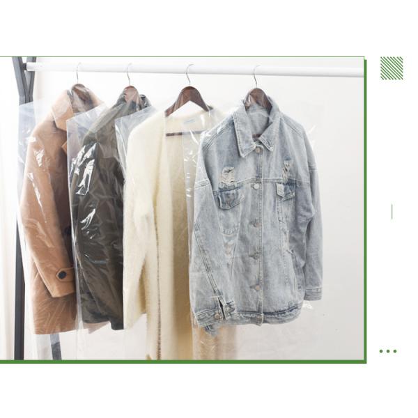 Пластиковые пакеты для химчистки для хранения защитной одежды