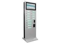 Máquina expendedora de carga del teléfono celular de 12 puertas para el acontecimiento con la pantalla LCD de la publicidad