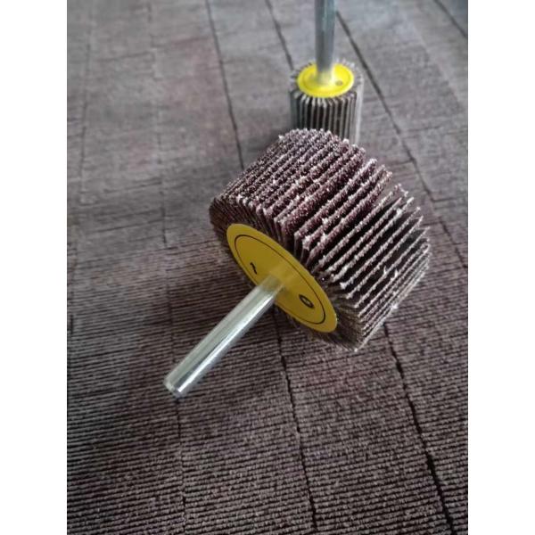 Aluminum Oxide Sanding Flap Wheels for Drill Shank Mounted Custom Size Grit OBM Supported Abrasive Grinding Tool