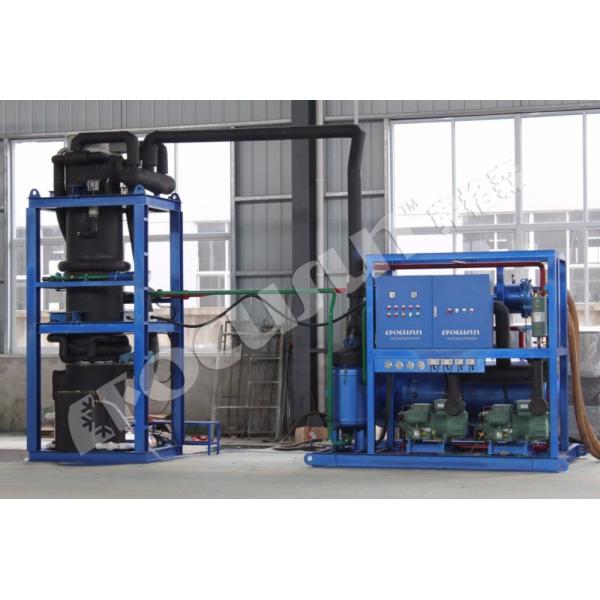Focusun entrega una máquina de hielo en tubo de calidad alimentaria de 10T/24hr para el mercado minorista en Shanghai