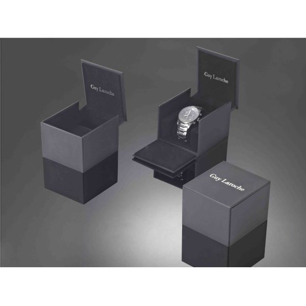 Logo Printing Customization Options Watch Boxes Offering Suede Interior Material Perfect For Luxury Packaging Solutions