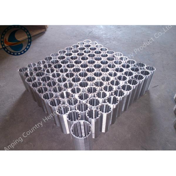 Cylindrical  Wedge Wire Screen Pipe With High Filtration Precision