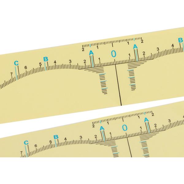Eyebrow Ruler Sticker Disposable Permanent Makeup Eyebrow Tattoo Stencil Measurement