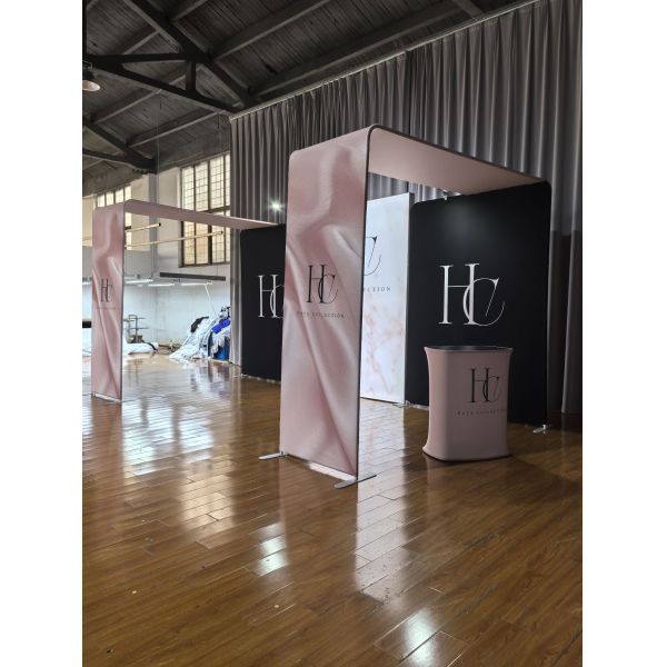 Portable Booth Display 6X3m Reusable Lightweight Trade Show Display