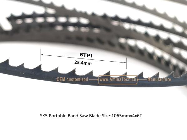 SK5 Portable Band Saw Blade Size:1065mmx4x6T,Cutting Wood