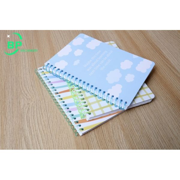 Plastic coil forming and coil binding machine PS420 for notebooks thickness up to 25mm