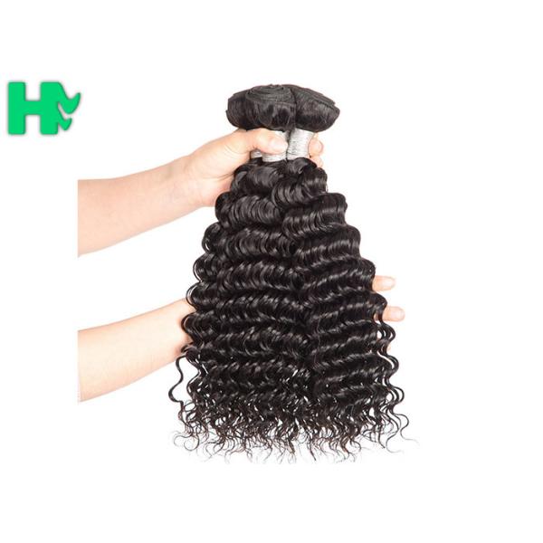 10A Grade Remy Unprocessed Smooth Human Brazillian Hair Weft , Peruvian Virgin Hair Extension