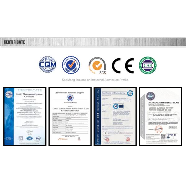 Профиль черноты 20x20 серии ISO9001 квадрата 6000 алюминиевый