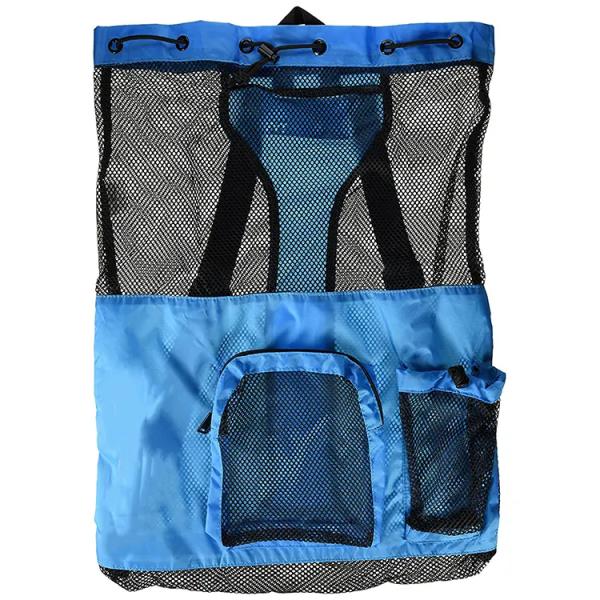 Waterproof Drawstring Swim Bag , Mesh Equipment Bag 12