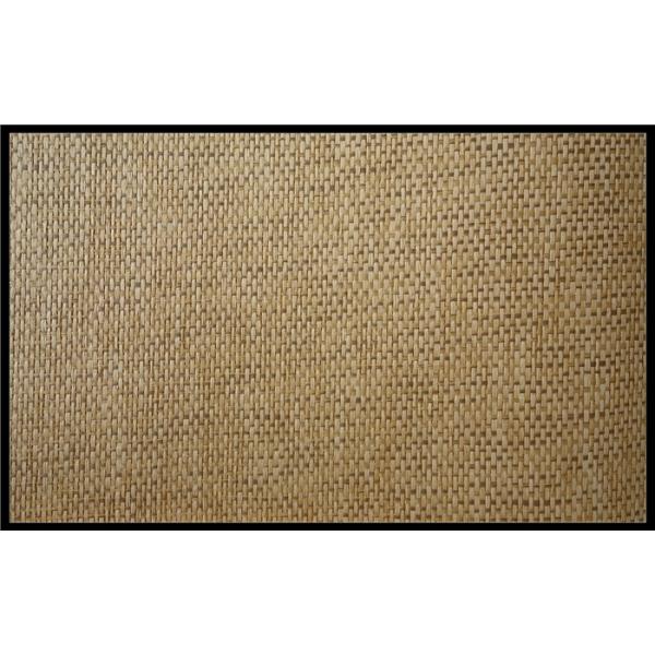 Washable Natural Grasscloth Wallpaper , Fashionable Woven Grass Wallpaper