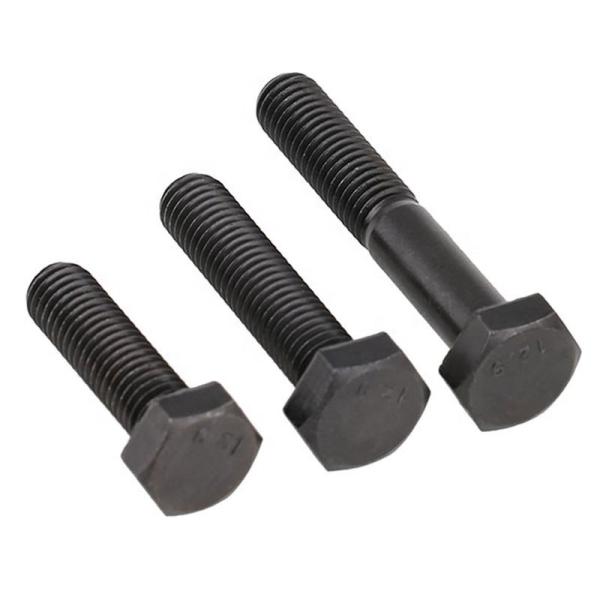 Comprimento 20mm-300mm H.D.G Grade 8.8 DIN 933 DIN 931 High Tensile Black Oxide Hex Head Bolts