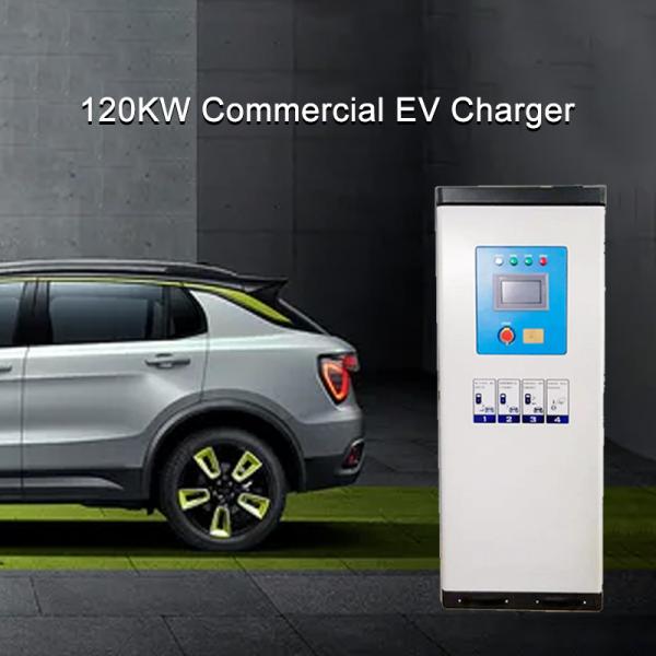 120KW Commercial Fast EV DC Charger OCPP 1.6 Ethernet Wifi 4G IP54 IK10 CCS1