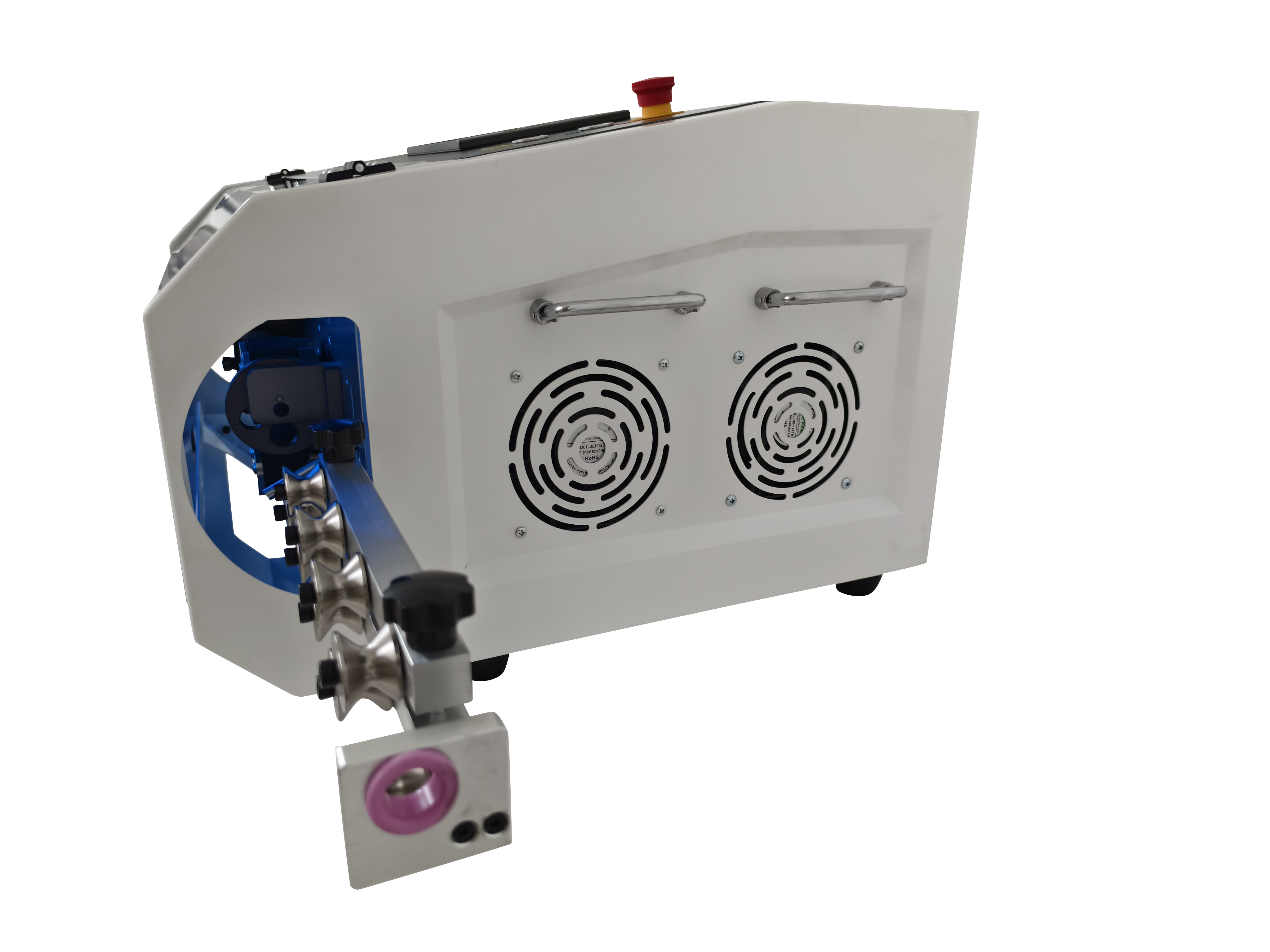 HQ 650W Multi-function Fully Automatic Cable Strip Machine Cable Max 35mm² Wire Stripping 8 Wheels Driving Factory Direct